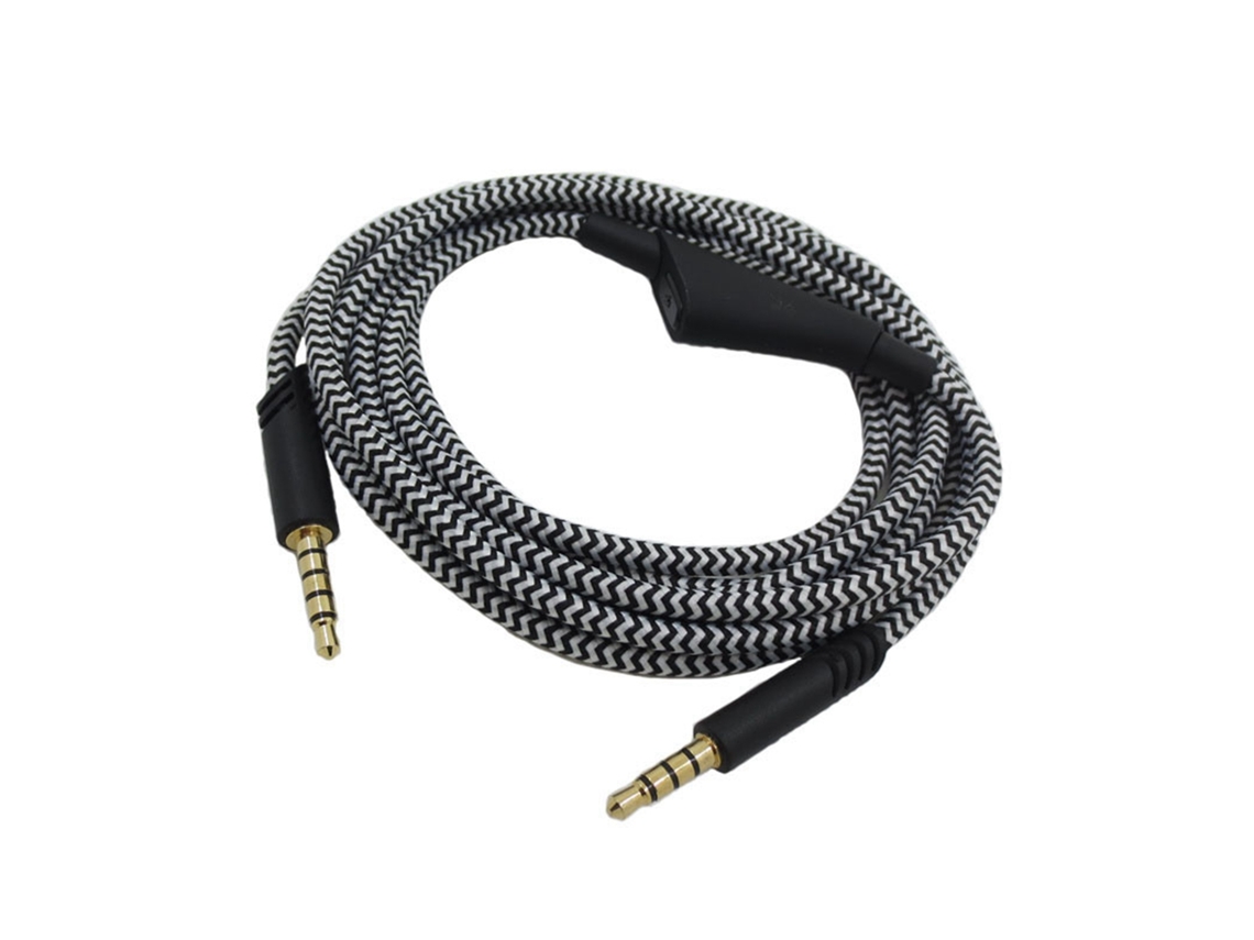 Cable XLR macho a hembra balanceado y duradero con cancelación de ruido.