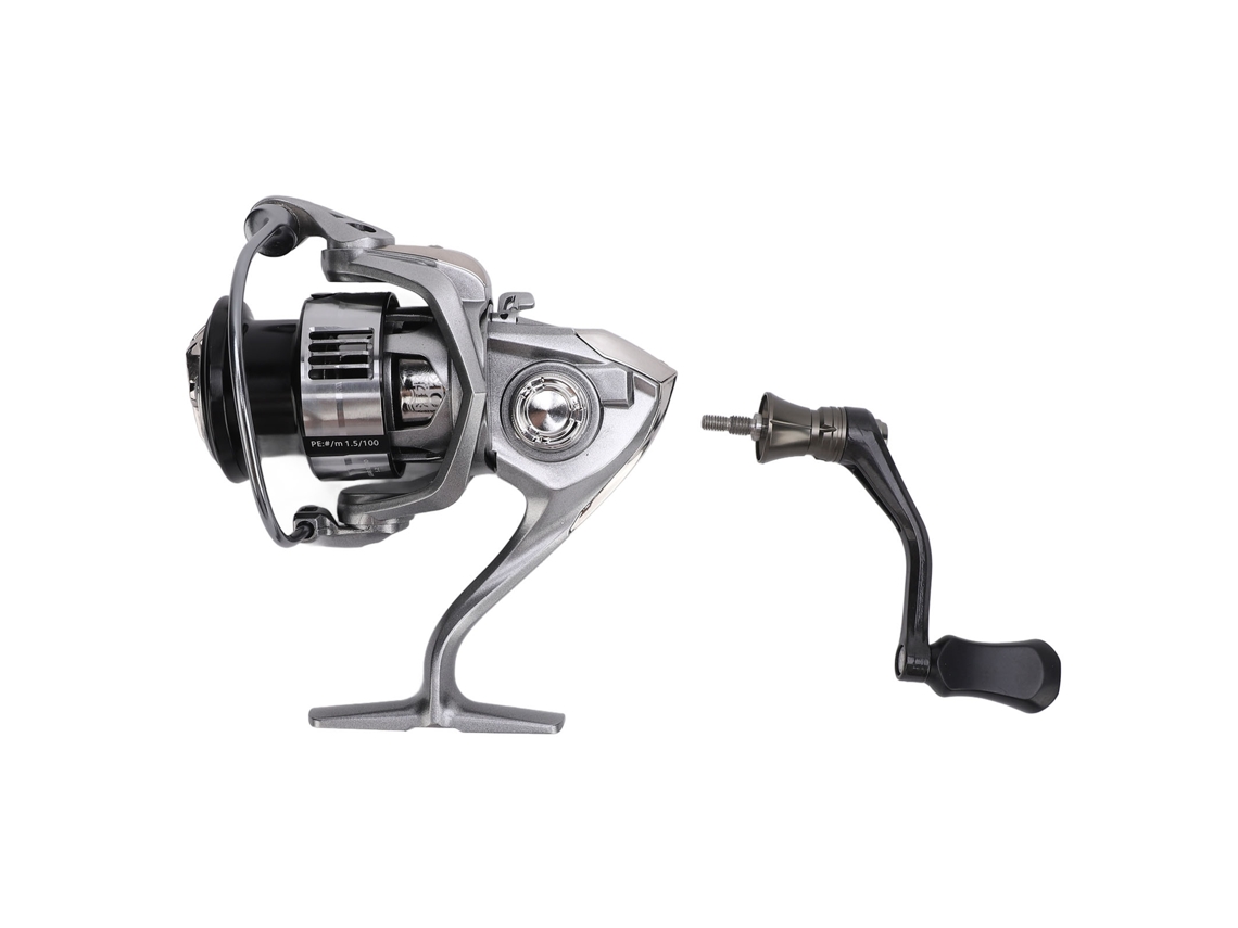 Molinete De Pesca Spinning Con Fuerte Fuerza De Freno Acero Inoxidable Aluminio Resistente A La Corrosión Suave 2000m