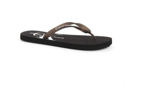 Sandalias de Hombre para Playa CALVIN KLEIN JEANS Chanclas Beach Monogram Negro (41)