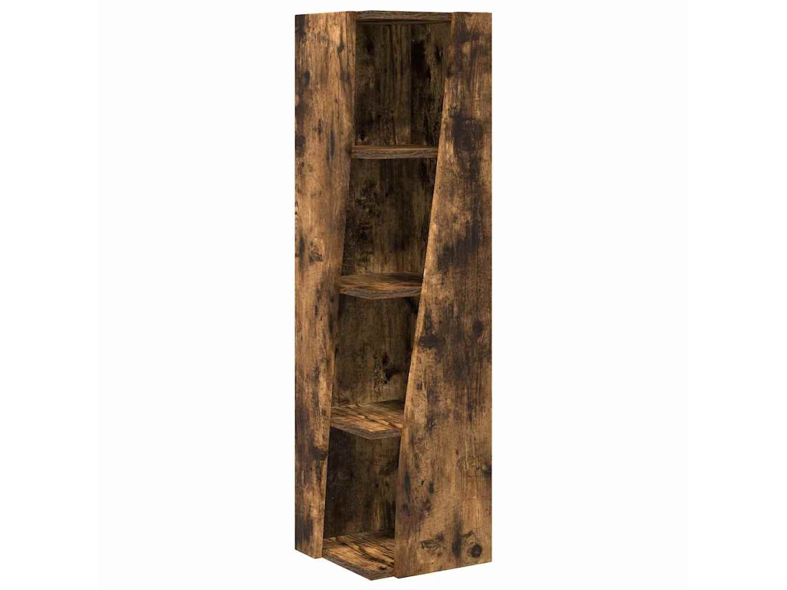 Maison Exclusive - Armario De Esquina Roble Ahumado 27,5x27x102cm