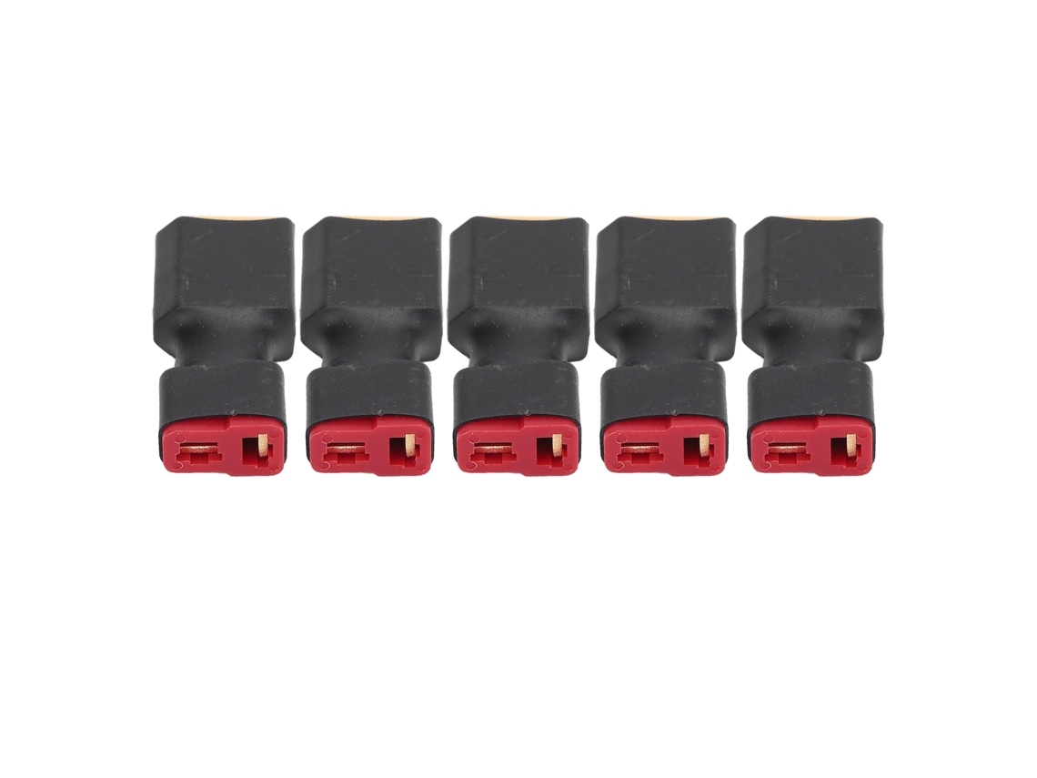 5 Adaptadores De Conector Hembra Xt60 A Conector Hembra T Para Convertidor De Batería Inalámbrico Esc De Coche Rc