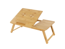 Mesa Portátil Plegable Madera Marrón ML-DESIGN