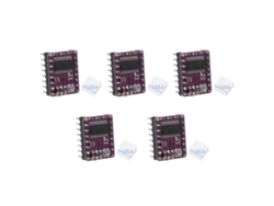 5 Conjuntos Módulo Controlador De Motor Paso A Paso Drv8825 Com Dissipador De Calor Acessórios De Impressora 3d