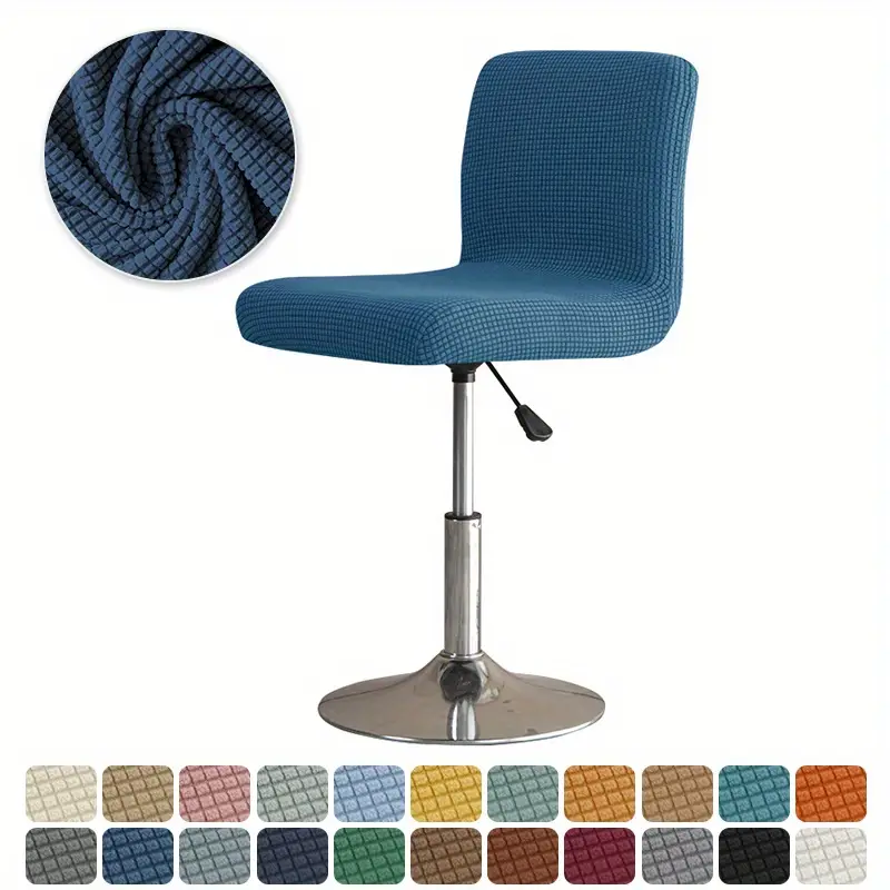 Funda Elástica Para Silla De Taburete De Bar Con Funda Lavable Para Cafeterías (azul Real) Eifson