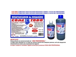 Cometodo desatascador desagues liquido 2 kilos uso profesional