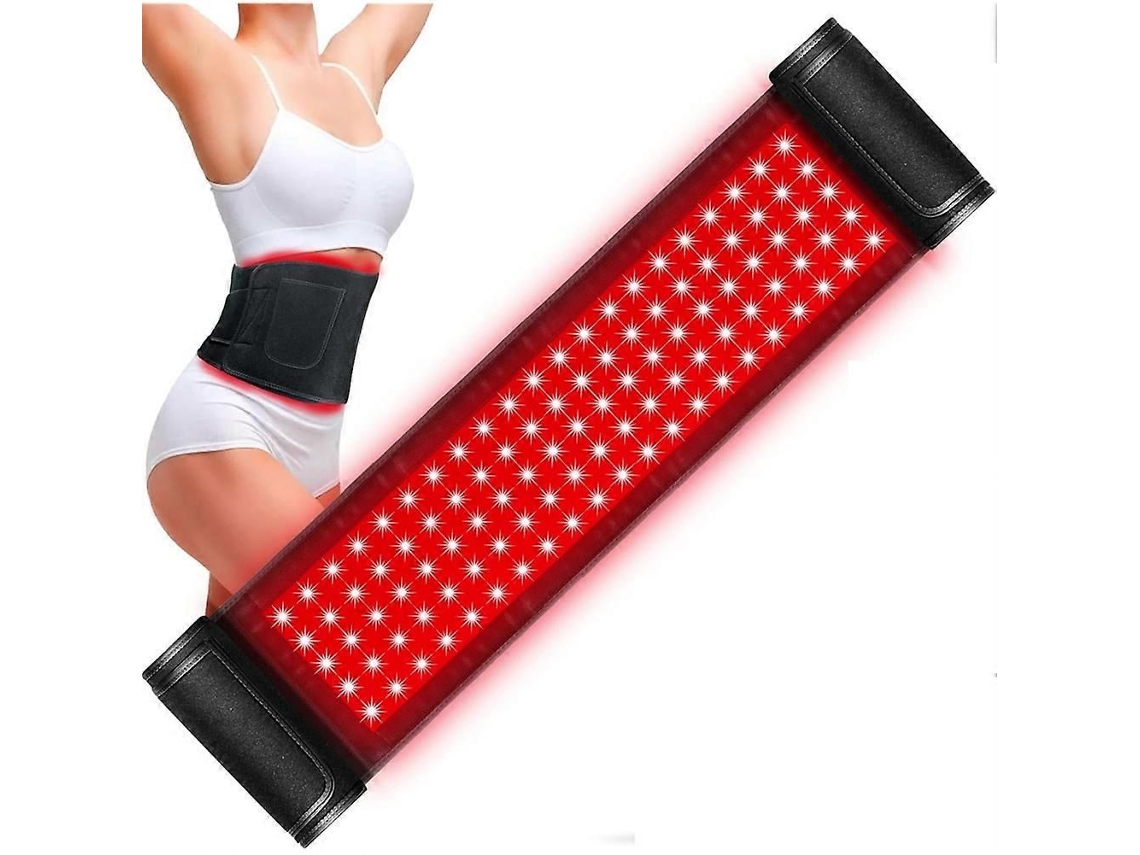 Terapia de luz roja para el cuerpo, terapia de luz infrarroja para cinturones, hombros y cintura, luz infrarroja cercana de 660 nm y 850 nm.