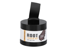 Polvo Para Cubrir Raíces De Cabello Temporal Sombra De Línea Capilar Para Canas Y Cabello Delgado Tono Marrón Medio 4g