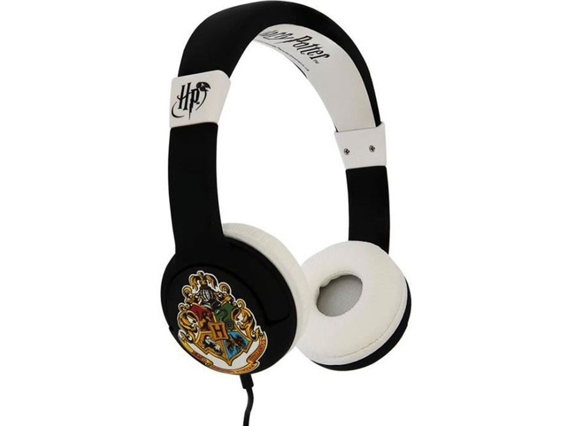 Auriculares con cable Tween Harry Potter Hogwarts Crest Blanco y Negro OTL