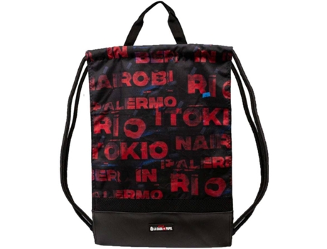 Bolsa de Deporte LA CASA DE PAPEL Cities Con Asas (49x34x1cm)
