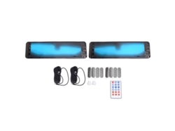 Juego De 2 Paneles Led Flexibles Para Automóviles, 64x20 Puntos, Control Por Aplicación, Pantalla De 13,70x4,02 Pulgadas, Dc5v 3a