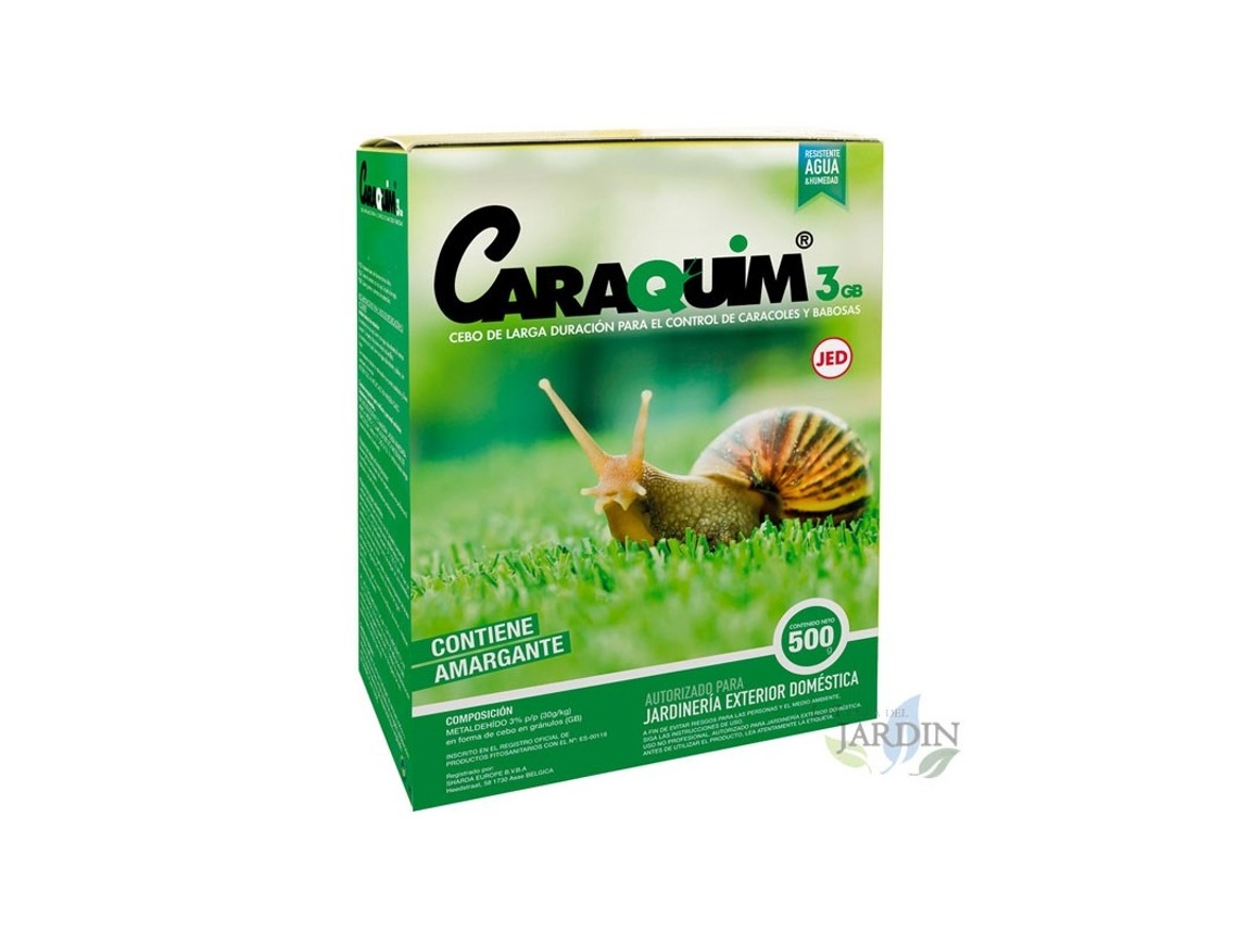 Molusquicida Caraquim 500 Gr Resistente a Humedad no Impermeable SUINGA