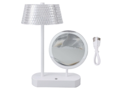 2026-lámpara De Mesa De Arena Móvil Cristal Usb 3 Modos Regulable Sin Escala Control Táctil Para Dormitorio Estudio
