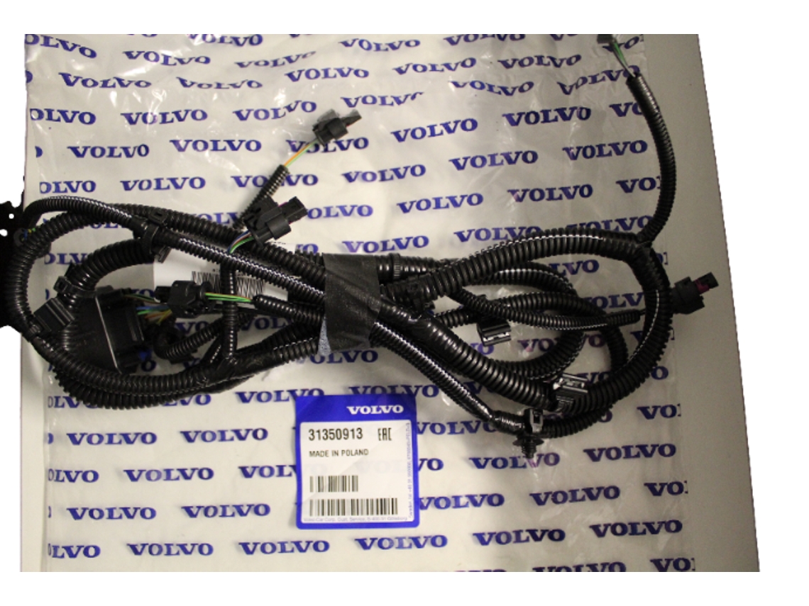 Instalación del arnés del parachoques trasero para Volvo V40 CC OE 31350913