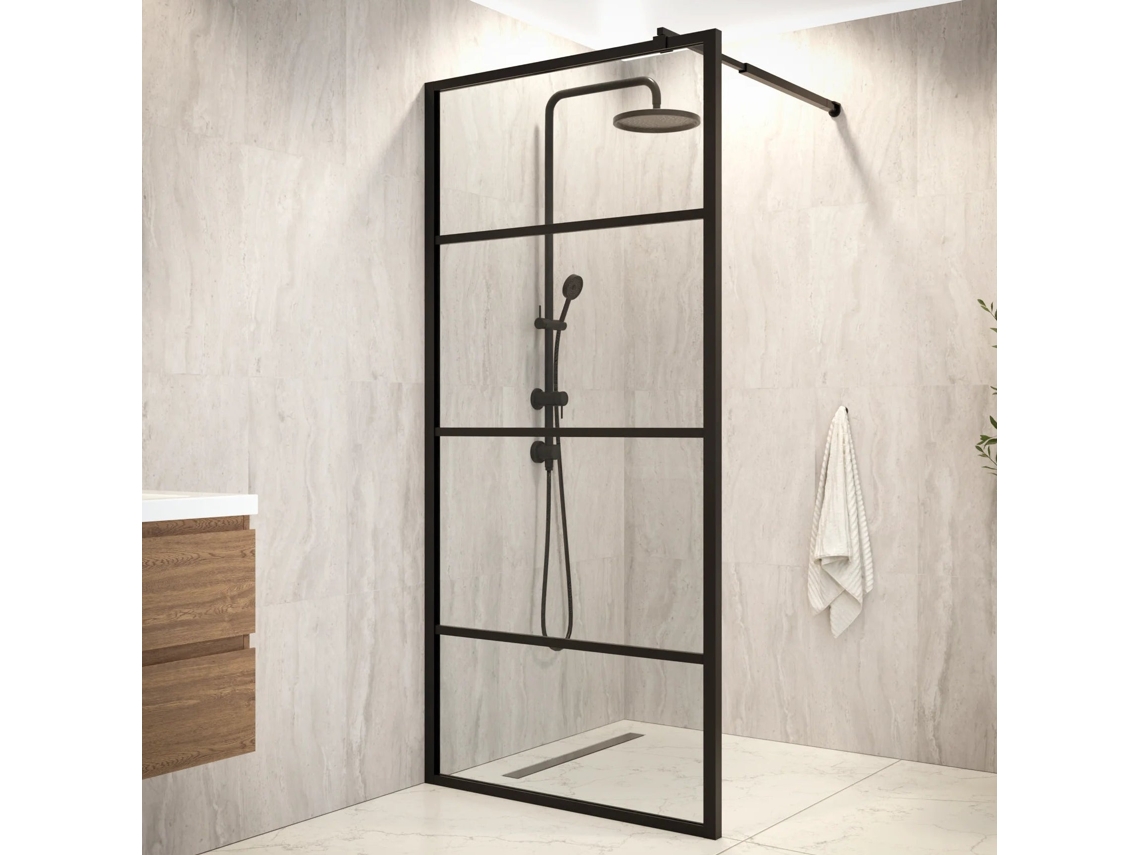 Mampara de ducha Mirlux de 90 x 200 cm