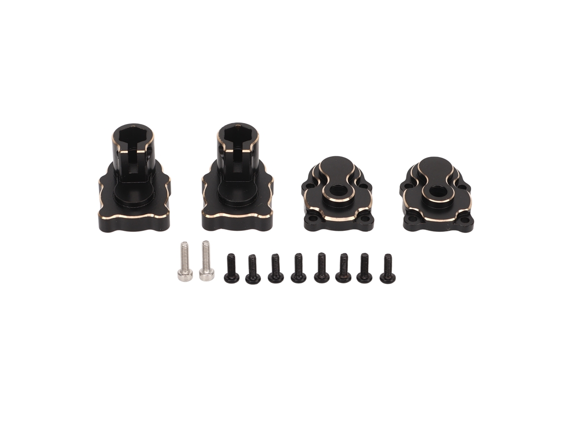 Eje De Portal De Latón Pulido Para Coche Teledirigido A Escala 1/24 Fms Fcx24 Rc Accessories