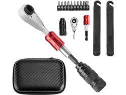 Kit Reparación Llave Carraca, Juego Llave Carraca Bicicleta, Juego Brocas Llave Carraca Dientes, Herramienta