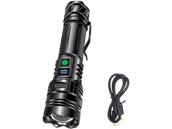 Linterna De Aluminio Led Antorcha 3 Modos De Luz Base Azul Blanco Rojo Luz Aventura Base De Linterna Al Aire Libre