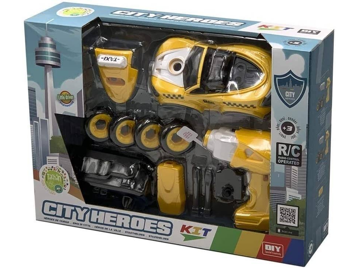 Coche Teledirigido TACHAN Coche Taxi Con Sonido