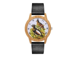 Reloj De Pulsera Unisex Informal Con Correa De Silicona Y Movimiento De Cuarzo Negro.