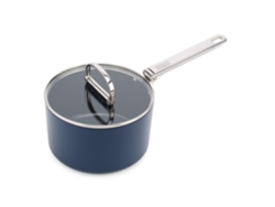 Sartén antiadherente Joseph Joseph Space de 23 cm con mango plegable, fabricada en acero inoxidable. Apta para cocinas de inducción y horno hasta 232 °C.