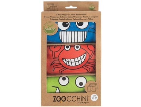Fraldas ZOOCCHINI Tecido - Azul - 2/3 Anos