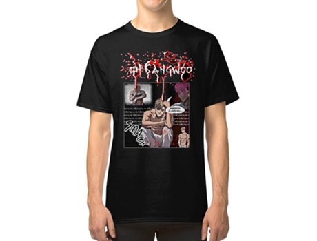 Camiseta ROCKINSTONE Killing Stalking Oh Sangwoo Algodón para Hombre (M)