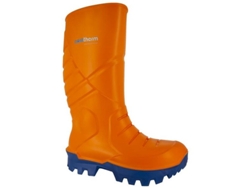 Bota de chuva de segurança térmica Noratherm S5 para agricultura laranja azul único tamanho 43