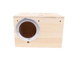 Nido De Madera Maciza Para Pájaros, Periquitos, Cacatúas, Colibríes Y Aves Pequeñas.