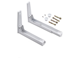 Estante para horno de acero inoxidable, soporte para microondas plateado Inf.