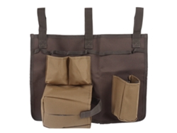 Bolsa para guardar cubiertos de camping, tela Oxford 600d resistente al desgaste con bolsillos para cubiertos para uso en exteriores.