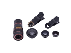 Kit De Lentes Para Teléfono (teleobjetivo 8x, Ojo De Pez 180°)