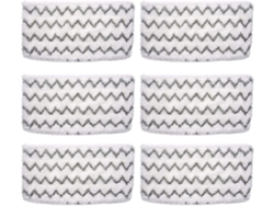 Kit de 6 almohadillas de repuesto ELORY para limpiadoras a vapor Shark S1000, S1000a, S1000c, S1000wm y S10001c