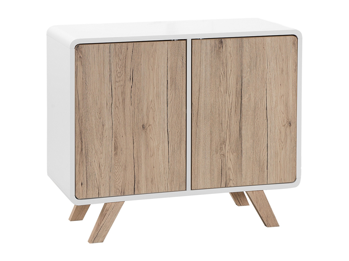 Aparador BELIANI Milo de MDF Madera clara 90x40x76
