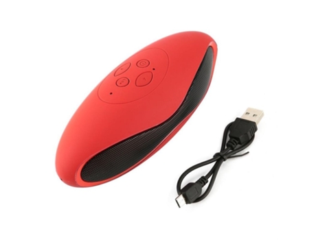 Altavoz Bluetooth Mini Tarjeta TF Inalámbrica Portátil Compatible Roja
