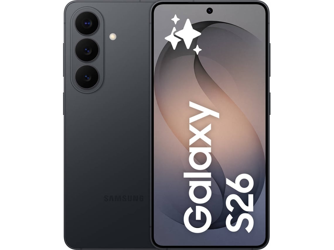  Smartphone SAMSUNG Galaxy S26 (6.3'' - 12 GB - 256 GB - Negro Nocturno)