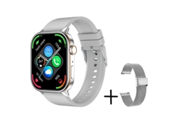 Smartwatch Qx17 Gps Brújula 100 Contactos Con Contraseña Yizhood (plata)