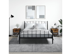 Mesitas de Noche 2Pzs 40X42X45 Cm Deriv. Madera Roble Ahumado
