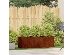 Jardinera | Maceta Oxidada 120x40x40 Cm Acero Corten