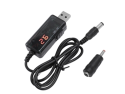 Cabo Boost De Banco De Energia Usb Com Display Hd 9v 12v Para Roteador E Modem Óptico