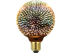 Edison Lâmpada 3d Fogo Artifício Led Lâmpada 4w 220-240v E27 Especialidade Lâmpada Decorativa (g95)