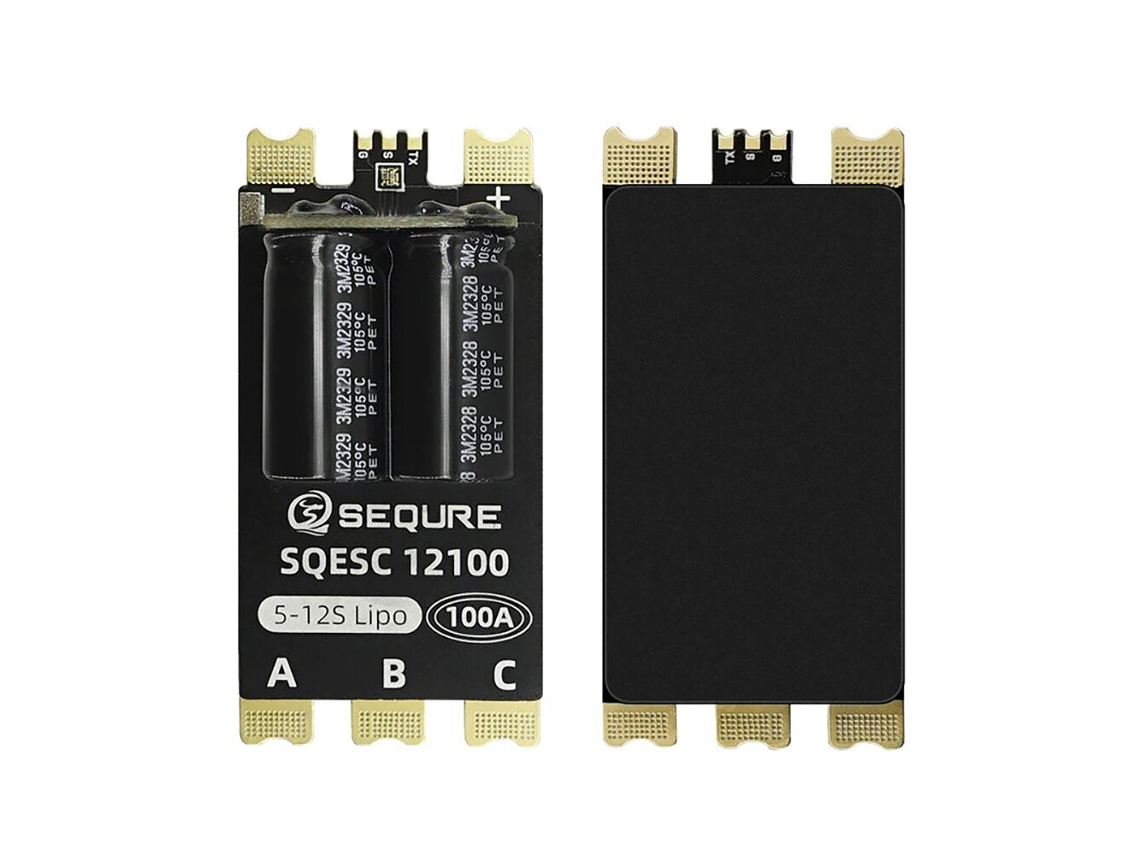 12100(blheli_32)sequre 12100 Esc Sin Escobillas 5-12s 100a Blheli_32/am32 Pwm 128khz Multirrotor Avión Protección Plantas Barco Coches Rc