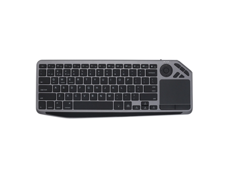 Teclado CROSSMANXI-STORE Inalámbrico Bluetooth 2.4G Doble Táctil Negro (Inglés)