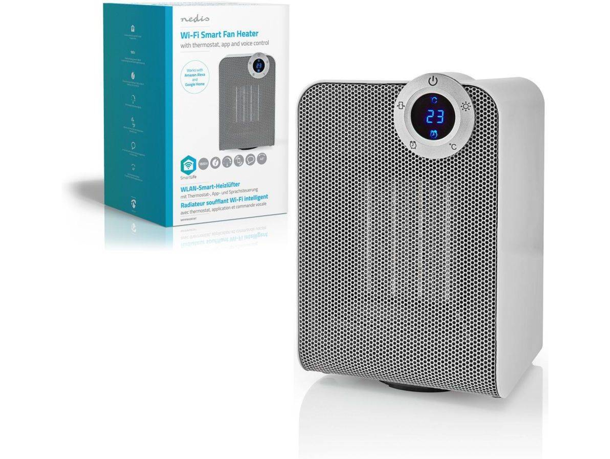 Calefactor NEDIS WIFIFNH20CWT (1800 W)