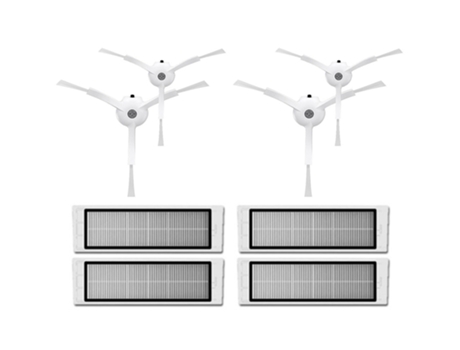 Piezas de repuesto para Robot aspirador Roborock S6 MAXV S6 PURE S6 S5 MAX S5 S4 E4 E35 E2, accesorios de filtro de Cepillo Lateral