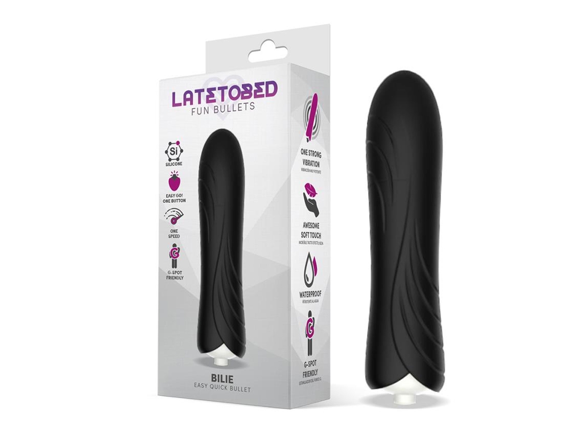 Bala Vibratória LATETOBED Billie Easy Quick Latetobed (Negro)