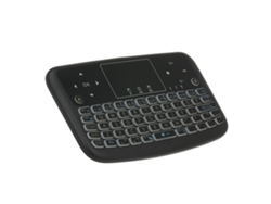 Mini Teclado Inalámbrico 2.4g Con Panel Táctil Retroiluminado Y Ratón Aéreo Para Smart Tv, Android Tv Box, Pc, Ps3