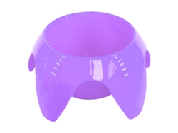 Portavasos Multifuncional De Plástico Para La Playa Con Acceso Para Aperitivos, Vasos Y Teléfono - Morado