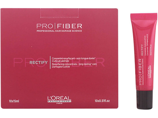 Mascarilla para el Pelo L'ORÉAL Pro Fiber Rectify Concentrate (10 x 15 ml)