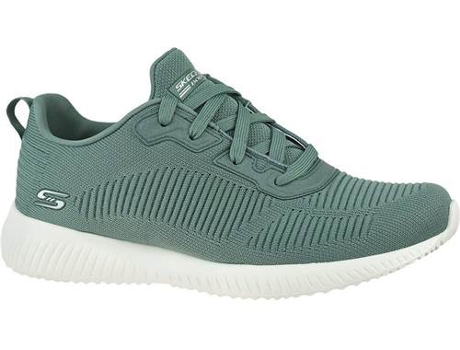 Zapatillas Deportivas SKECHERS (Blanco, Verde -Material Sintético, Tejido -23,5)