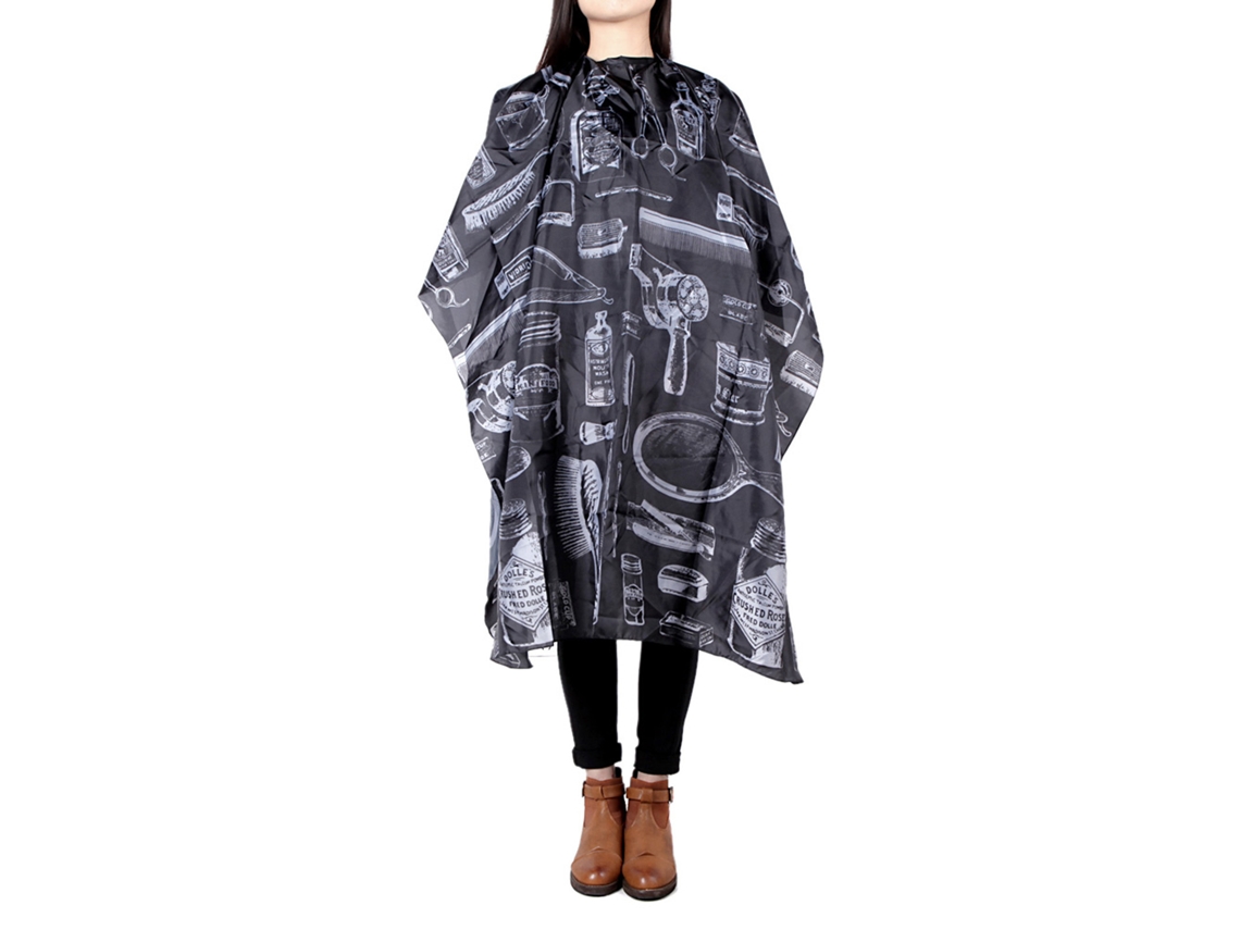 Capa De Peluquería Impermeable Antiestática De Nylon Para Corte De Cabello En Salón Y Barbería